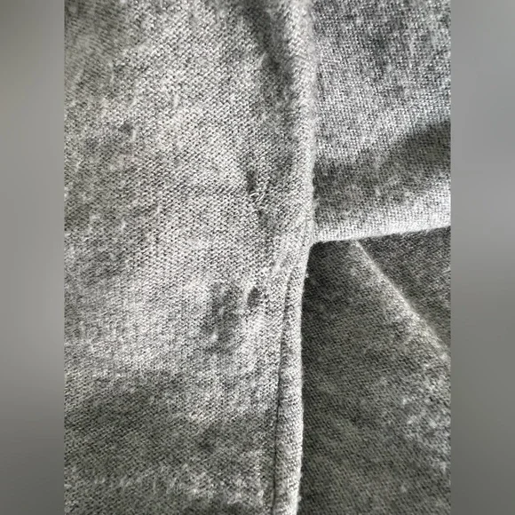 Maeve by Anthropologie Grey Red Side Stripe Mock Neck Fitted Sweater Size S - Picture 11 of 12